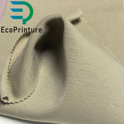 Organic Cotton Spandex 1×1 Rib One side Brushing