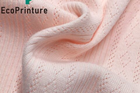Organic Cotton Pointelle Yarn Dye Fabric