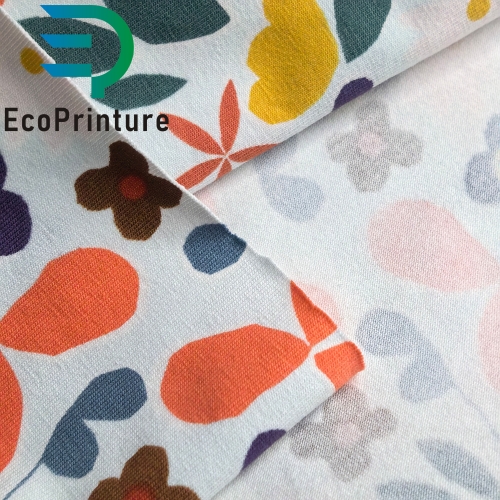 Digital printing organic cotton jersey Fabric