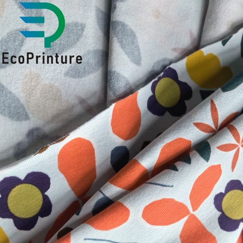 Digital printing organic cotton jersey Fabric