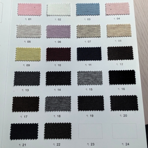 Lyocell Merino wool rib fabric