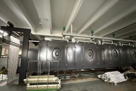 Single-pass printing machine