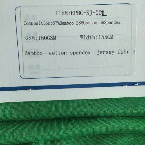 bamboo and spandex fabric